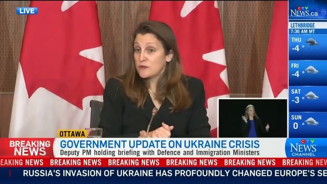 March 3: Canada announces trade action against Russia смотреть онлайн