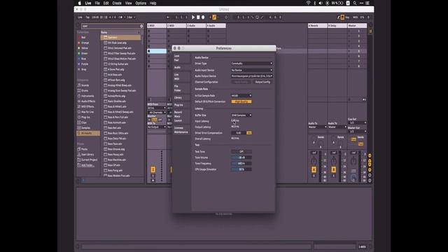 Ableton Live 10 Настройка и создание проекта смотреть онлайн