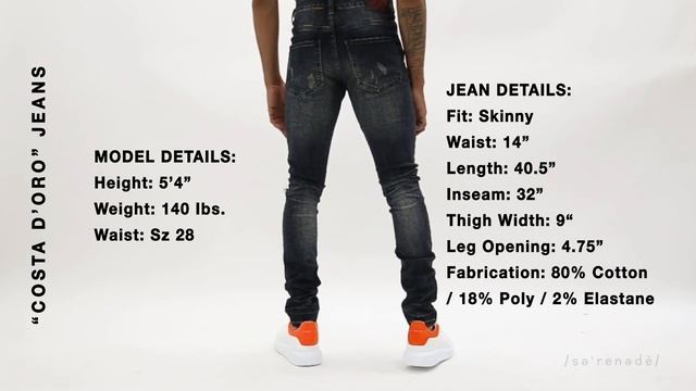 How SERENEDE Jeans Fit | Costa D'Oro Jeans | SERENEDE Menswear смотреть онлайн