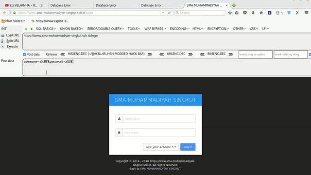 SQL Injection pada CMS Sekolahku.web.id ver 1.4.x смотреть онлайн