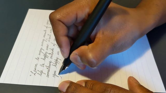 Handwriting with a Lamy Studio - Earl Nightingale quote смотреть онлайн