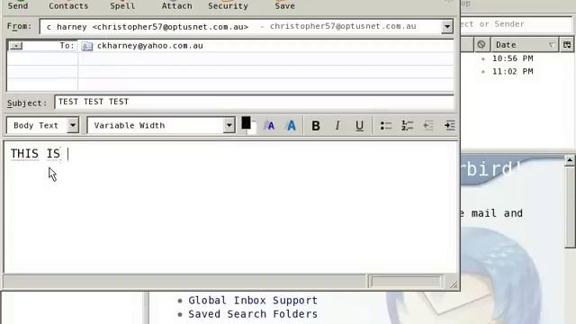 Sending Email Using Thunderbird On reactos 0.3.4 смотреть онлайн