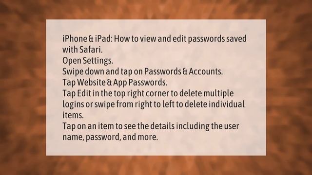 What happened to my saved passwords on iPhone? смотреть онлайн