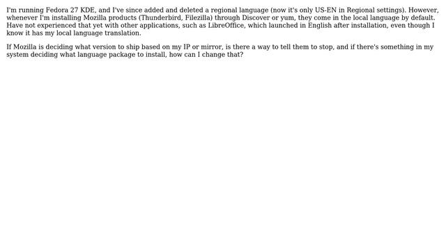 Unix & Linux: Why Mozilla products install on regional language? смотреть онлайн