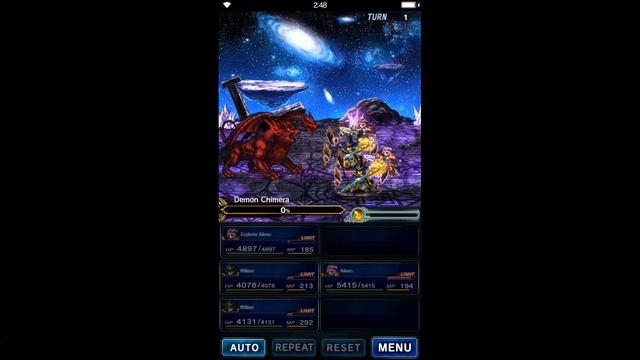 Brave Exvius - Scorn of the Demon Chimera all missions смотреть онлайн