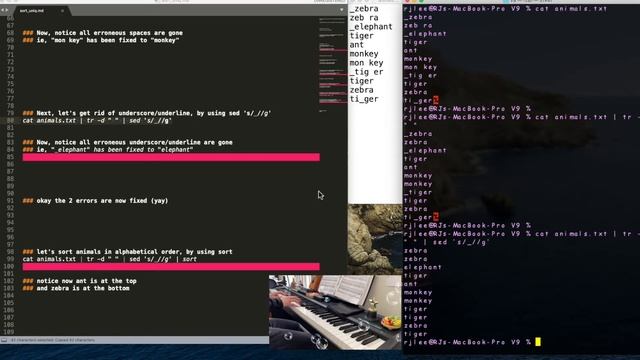 #Terminal | how to sort a list of words using sort & uniq | #datascience #linux смотреть онлайн