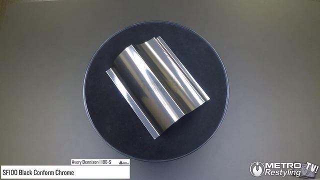Avery Black Conform Chrome SF100-196-S Vinyl Wrap Car Wrapping Film смотреть онлайн