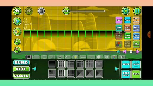 как поменять цвет во время уровня