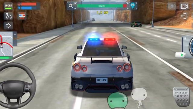 Police Sim 2022 Simulator - Nissan Skyline GT-R Police Car Chase Criminal - Android Car Gameplay #3 смотреть онлайн