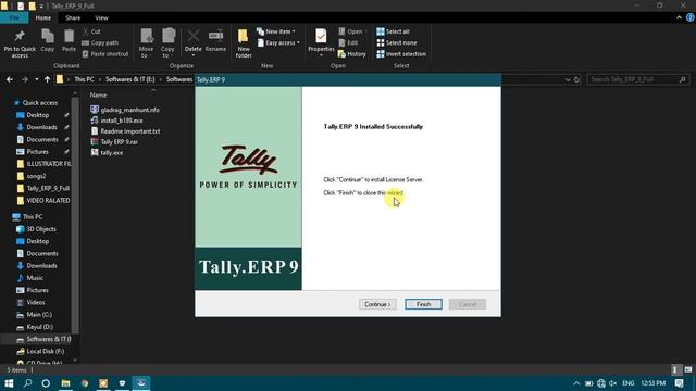 Tally: Complete software installation | cracked successfully смотреть онлайн