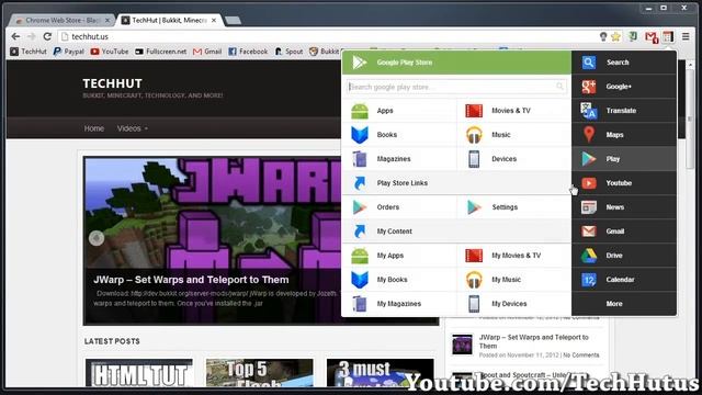 Chrome Extension: Black Menu - Single click menu for all of Google Services смотреть онлайн