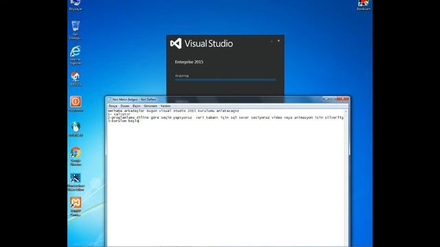 Visual Studio 2015 kurulumu смотреть онлайн