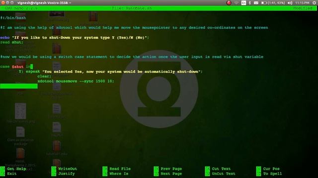 System Shut Down using Bash Script on Ubuntu 14.04 LTS смотреть онлайн