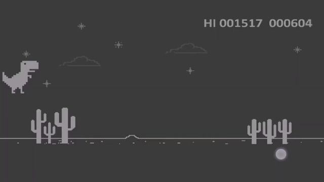 Динозаврик из GOOGLE CHROME (летсплей по динозаврику) смотреть онлайн