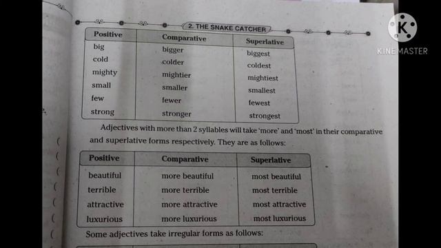 Class VI E.M English Unit-2 The Snake Catcher Vocabulary смотреть онлайн
