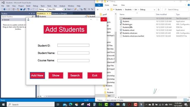 Practicing Example, Exit button and AddNew Button смотреть онлайн