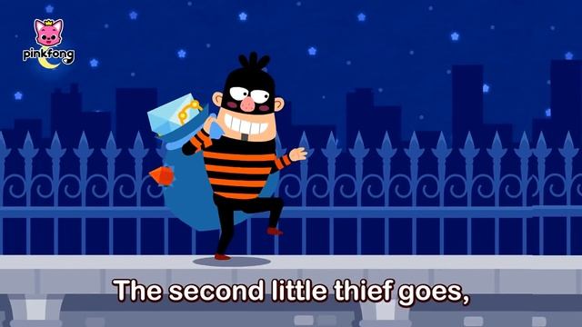 Five Little Thieves | Five Little Song | Police Cars Series | Pinkfong Songs for Kids смотреть онлайн