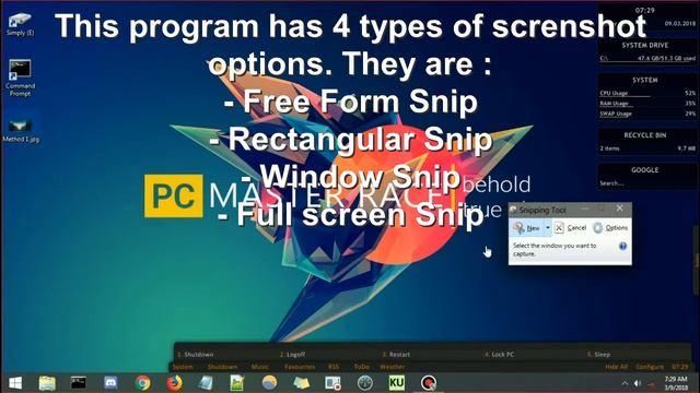 How to take a Screenshot in Windows without any extra software [2 Methods] смотреть онлайн
