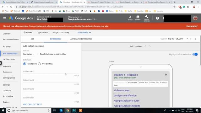 Top 3 Google Ads Extensions Explained - Sitelink, Callout, Call смотреть онлайн
