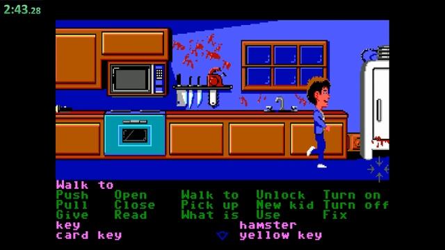 Maniac Mansion 5:10 ScummVM Lab Door Mod смотреть онлайн