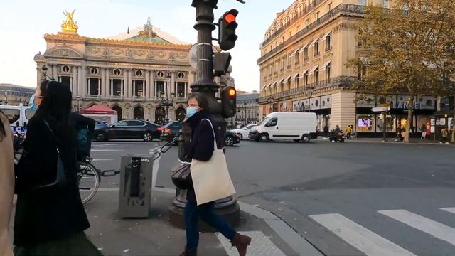 🇫🇷Update !! Place de l'opéra - Beautiful ,lively busy area of Paris - 4K 60fps UHD l November 2021 смотреть онлайн