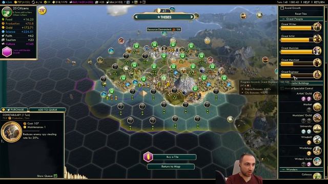 Daha Çok Müttefik! |Civilization 5| One City Challenge | MISIR - B12 смотреть онлайн