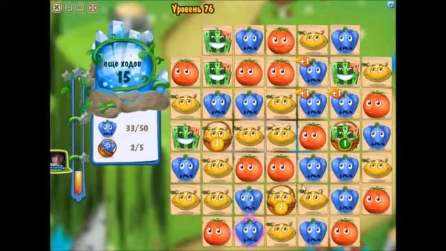 Как пройти 76 уровень в игре "Магическая Кухня 2" смотреть онлайн