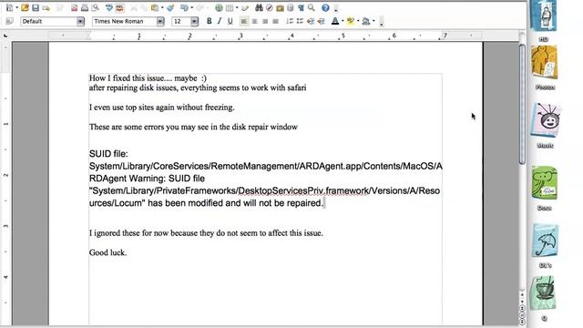 safari freezes : possible fix смотреть онлайн
