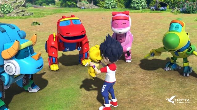 [New] GoGoDino Guardians | Theme Song | Action | Dinosaurs for Kids | Robot Heros | Kids Cartoon смотреть онлайн