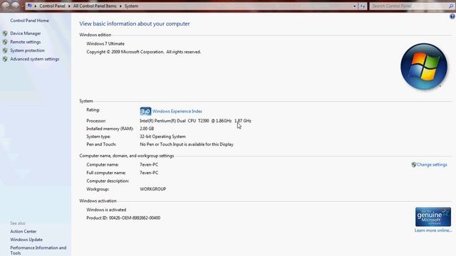 1 Windows 7 System Information.avi смотреть онлайн