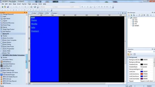 How to build a website for beginners using WYSIWYG (WEB BUILDER 7) Part 1 смотреть онлайн
