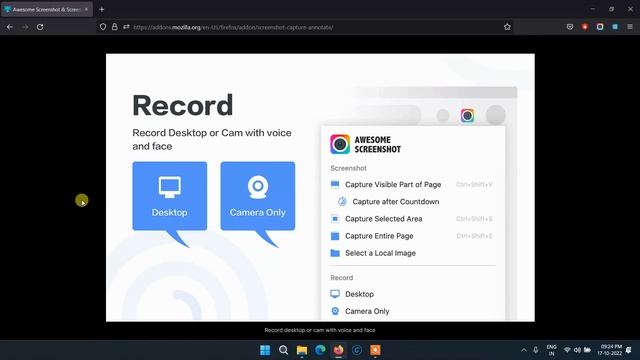 How to use Awesome Screenshot Browser Extenstion | Browser Extension | Capture screenshot or Record смотреть онлайн