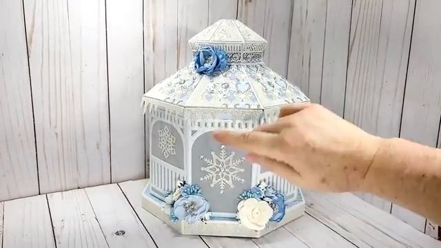 Winter Wonderland YouTube Hop - SVG Cuts Winter Gazebo - ASC Craft Supplies DT Project смотреть онлайн