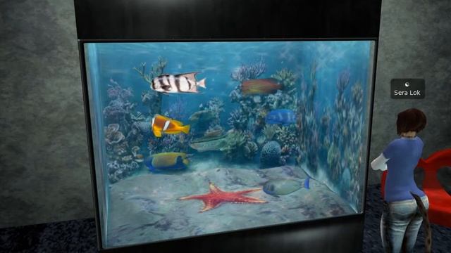 Lok's Fish Tank - Aquarium V2 in Second Life смотреть онлайн
