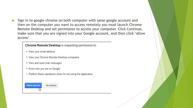 How to Use Google Chrome to Remotely Access Your Computer смотреть онлайн