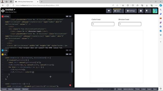 Solution of Challenge #1 | Circle with Divisions in HTML5 Canvas | CSS & JavaScript | Amar Kumar Ra смотреть онлайн