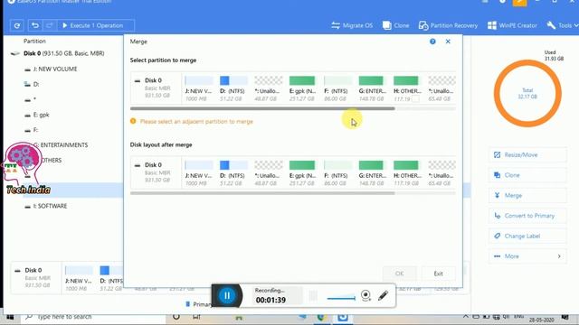How To Increase or Merge Local Disk Space смотреть онлайн