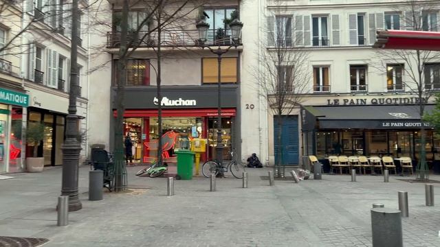 Paris France, HDR Walking - February 1, 2023 - 4K HDR 60 Fps