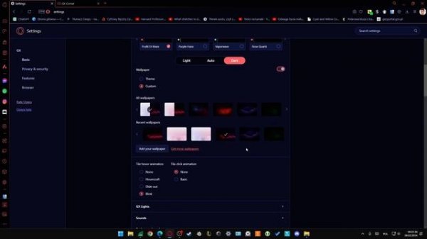 How to Change Background in Opera GX?