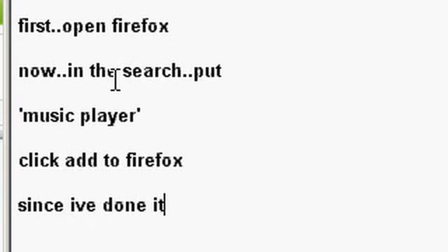 Mozilla Firefox Music Player Add-On смотреть онлайн