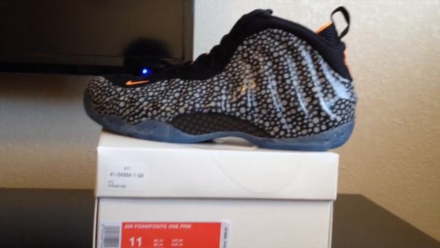 Nike Air Foamposite One PRM "Safari" смотреть онлайн