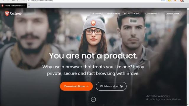 Brave browser no more ads or trackers! смотреть онлайн
