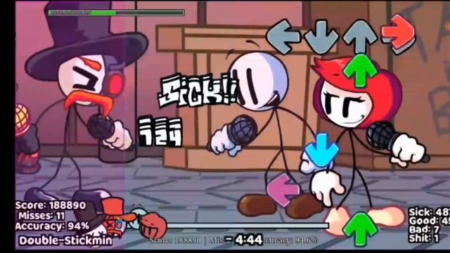 Fnf Double Kill [cover] [Android & windows] Double stick man смотреть онлайн