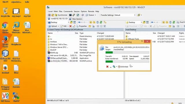 winSCP file transfer WINDOWS & LINEX SERVER PART 29 смотреть онлайн
