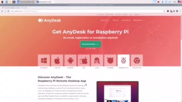 การติดตั้ง anydesk for raspberry pi เพื่อให้บริการจากระยะไกล смотреть онлайн