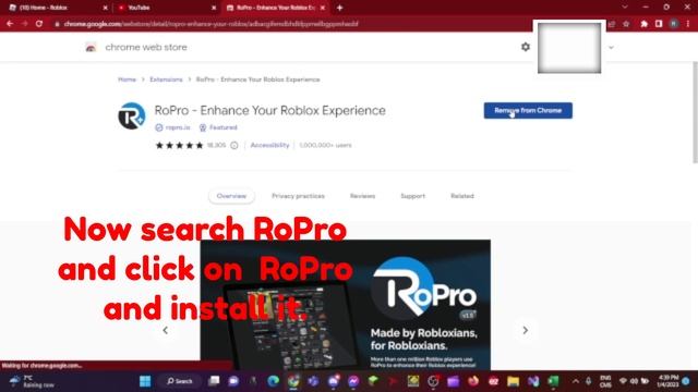 How To Get RoPro Tutorial (Roblox Extension)