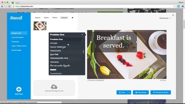 Stencil Chrome Extension: Add Text to Any Image смотреть онлайн