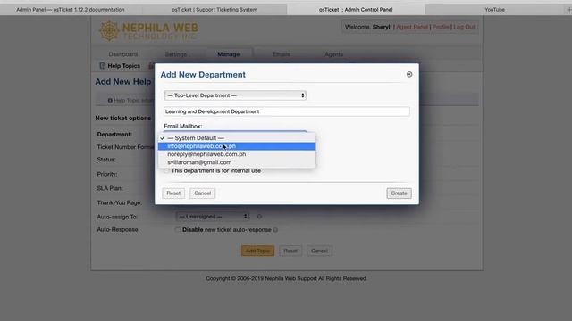 Adding Help Topic on OSTicket смотреть онлайн