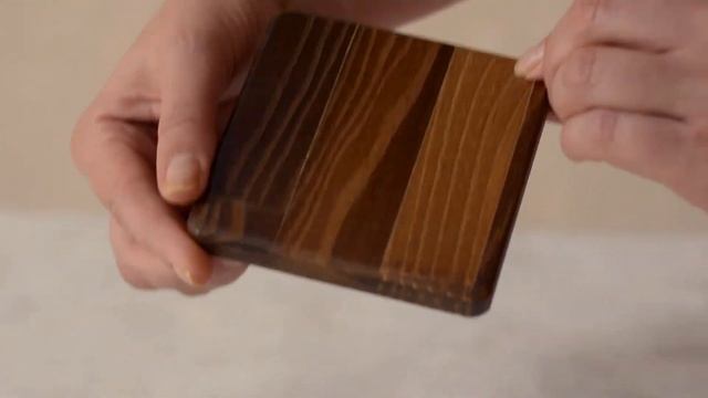 Подставка под стакан из термодерева 1шт10х10см