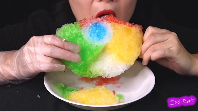 ASMR Eat Ice| GOOGLE Chrome Icon Shavedice&Powderyice | 氷を食べる音 Thánh Ăn Đá 얼음 리얼사운 Buz Yemek смотреть онлайн